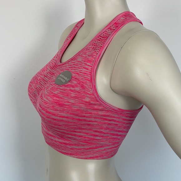 Pink Seamless Sports Bra - Picture 2 of 14